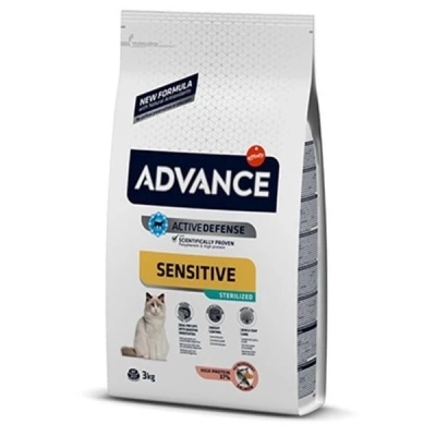 ÇOK SATAN Advance Sensitive Somonlu Hassas Kısırlaştırılmış Kedi Maması 3 Kg