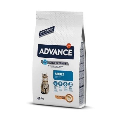 ÇOK SATAN Advance Yüksek Proteinli Tavuklu Yetişkin Kedi Maması 3 Kg