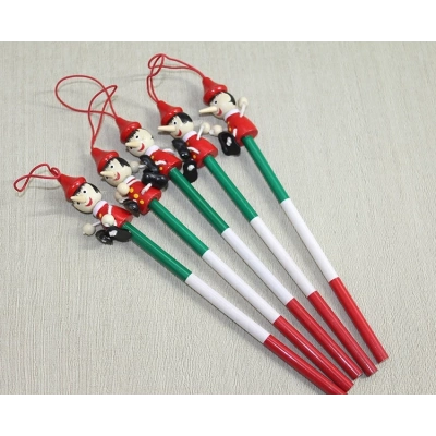 ÇOK SATAN Ahşap Pinokyo Kurşun Kalem