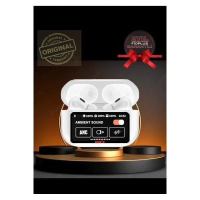ÇOK SATAN Air 2 Max Plus Anc Dokunmatik Ekranlı Bluetooth Kulaklık Ios Android Tüm Telefonlara Uyumlu Kulaklık
