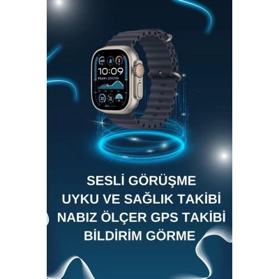 ÇOK SATAN Akıllı Saat Bluetooth Bağlantılı NFC ve GPS Uyumlu Nabız Ölçer Sesli Görüşme