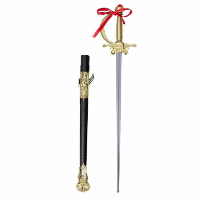 ÇOK SATAN Altın Renk Kabzalı Oyuncak Şövalye Kılıcı – 68 cm