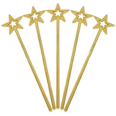 ÇOK SATAN Altın Renk Yıldız Peri Asası Peri Değneği 34 cm 1 Adet