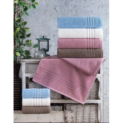 ÇOK SATAN Altınbaşak Jakarlı 4lü 90x150 Banyo Havlusu Carry