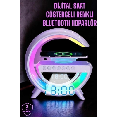 ÇOK SATAN Android Uyumlu Akıllı Bluetooth Hoparlör Kablosuz Şarj Cihazı Standı