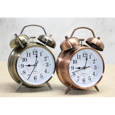 ÇOK SATAN Antik Metal Çalar Saat Model 2
