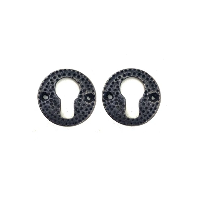 ÇOK SATAN Antika Tarz Dekoratif Pirinç Oda Kilit Rozeti - 49mm, Oksit