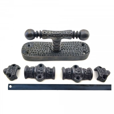 ÇOK SATAN Antika Tarz Dekoratif Pirinç Üstten İspanyolet - 133x40 Mm, Oksit