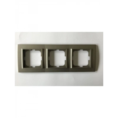 ÇOK SATAN Antrasit Üçlü Çerçeve - Priz ve Anahtar İçin Uyumlu Çerçeve