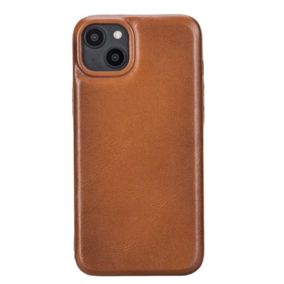 ÇOK SATAN Apple iPhone 14 Plus Uyumlu Deri Arka Kapak ROCK RST2EF