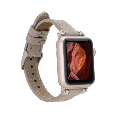 ÇOK SATAN Apple Watch Uyumlu Deri Kordon 38-40-41mm Ferro ERC3