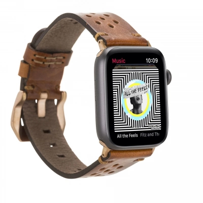 ÇOK SATAN Apple Watch Uyumlu Deri Kordon Vigo 42-44-45mm RST2EF