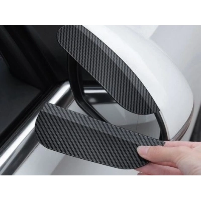 ÇOK SATAN Araba Ayna Yağmur Koruyucu Siper Karbon Desenli