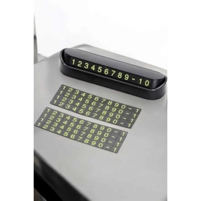 ÇOK SATAN Araba Park Numaratörü Araç İçi Numaralık Değiştirilebilir Çevirmeli Mini