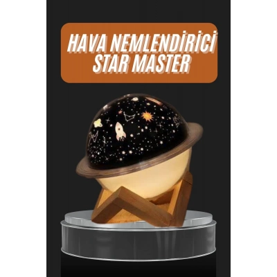 ÇOK SATAN Aromaterapi Hava Nemlendirici Gece Lambası Uzay Model Satürn Oda Kokusu