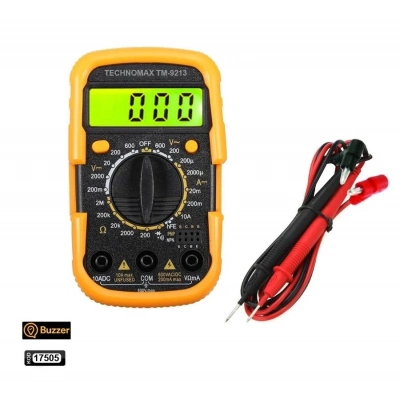 ÇOK SATAN Avometre Buzzerli Dijital Elektrik Ölçüm Aleti Multimetre Cihazı