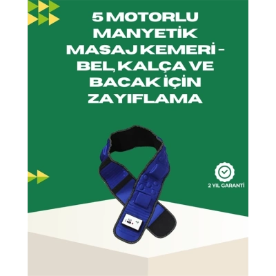 ÇOK SATAN Ayarlanabilir Hız ve Titreşim Modlarına Sahip Manyetik Masaj ve Zayıflama Kemeri