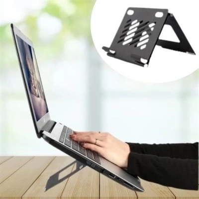 ÇOK SATAN Ayarlanabilir Metal Dizüstü Destek Tabanı Katlanabilir Taşınabilir Laptop Sehpası Standı