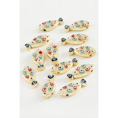 ÇOK SATAN Balık Nazar Mineli Bileklik ve Kolye Ucu Aparatı 1 Adet