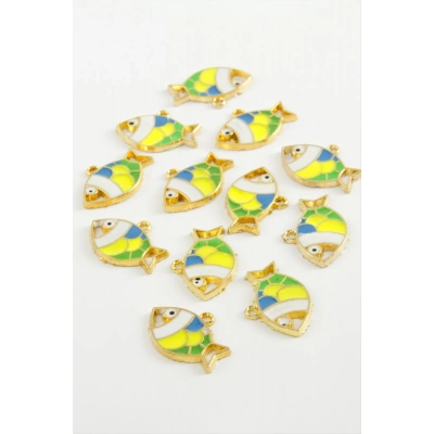 ÇOK SATAN Balık Tek Kulp Mineli Bileklik ve Kolye Ucu Aparatı 1 Adet