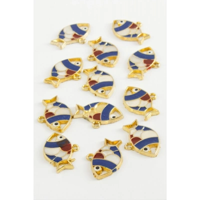 ÇOK SATAN Balık Tek Kulp Mineli Bileklik ve Kolye Ucu Aparatı 1 Adet