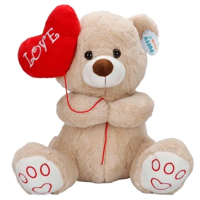 ÇOK SATAN Balon Tutan Peluş Ayı 40 cm