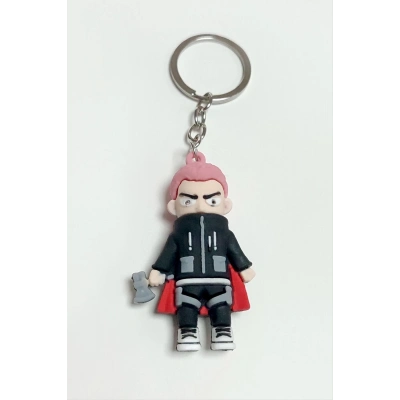 ÇOK SATAN Baltalı Adam Silikon Anahtarlık