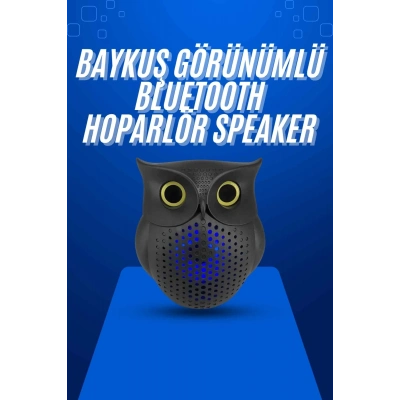 ÇOK SATAN Baykuş Tasarımlı Mini Bluetooth Speaker Yüksek Ses Kaliteli Taşınabilir