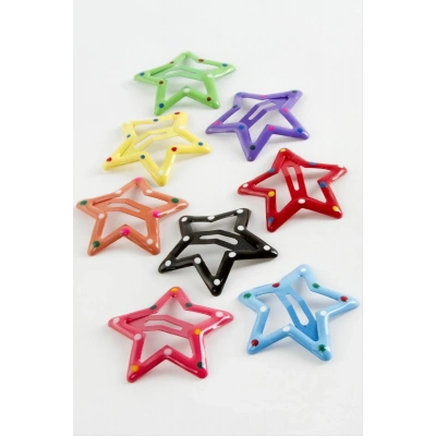 ÇOK SATAN Benekli Yıldız Çıtçıtlı Toka 1 Adet