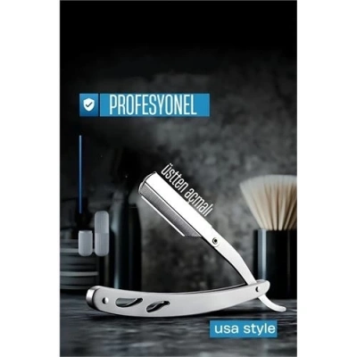 ÇOK SATAN Berber Usturası - Üstten Açmalı Amerikan Tip Berber Tıraş Usturası