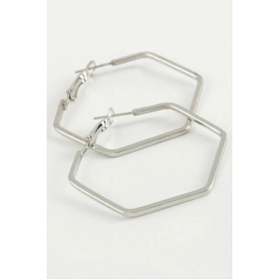 ÇOK SATAN Beşgen Halka Küpe 5,5 cm