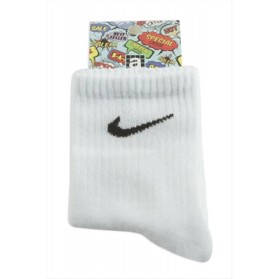 ÇOK SATAN Beyaz Kolej Çorap 8*28
