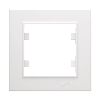 ÇOK SATAN Beyaz Tekli Çerçeve - Priz ve Anahtar İçin Uyumlu Çerçeve