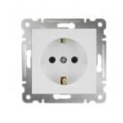 ÇOK SATAN Beyaz Topraklı Priz Çerçevesiz - Priz ve Anahtar İçin Uyumlu Çerçeve