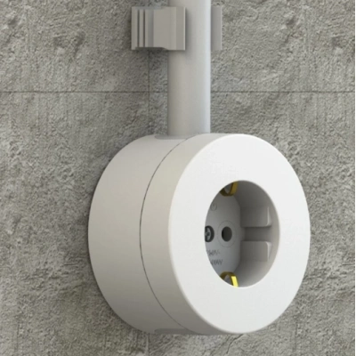 ÇOK SATAN Beyaz Topraklı Priz Sıva Üstü