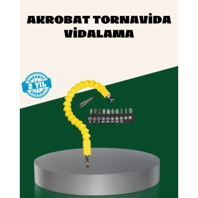 BFS 12 Parça Akrobat Bits Seti Çok Amaçlı Vidalama Dayanıklı Çelik