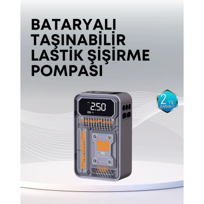 BFS 150 PSI Kablosuz Dijital Ekranlı Taşınabilir Araç Lastik Pompası