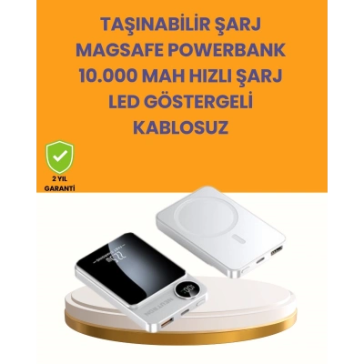 BFS 20W PD ve 15W Manyetik Kablosuz Şarj Destekli Taşınabilir Powerbank
