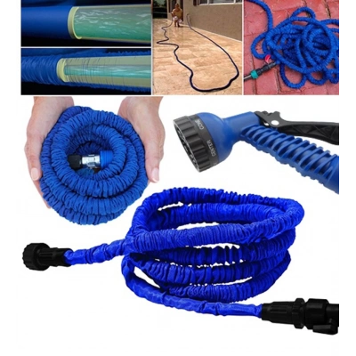 BFS 30 Metre Uzayan Bahçe Sulama Araç Yıkama Hortumu 7 Kademeli Başlık