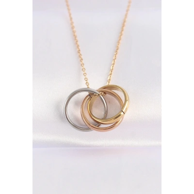 BFS 316L Çelik Zincir Çoklu Renk Model Kolye