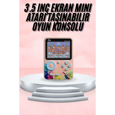 BFS 3.5 İnç Klasik Retro LCD Ekran 500 Oyunlu Oyun Konsolu Taşınabilir