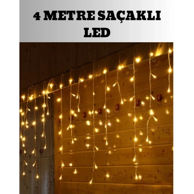 BFS 4 Metre Şelale Led Işık Perdesi Dekoratif
