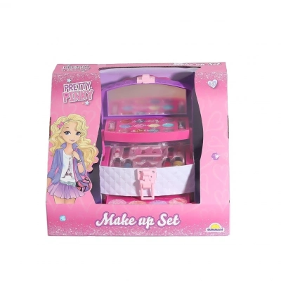 BFS  4279 3 Katmanlı Çantalı Makyaj Seti -Sunman