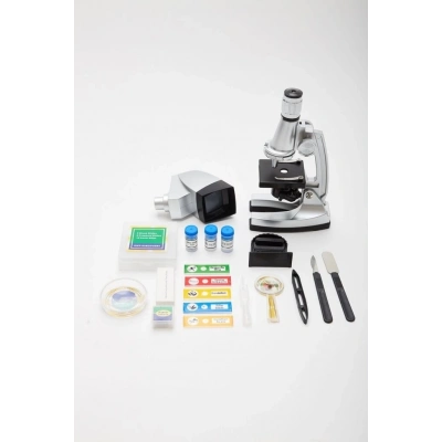 BFS 50x100x200x400x6001200x  Çocuklariçin Eğitici  Projektörlü Mikroskop Seti