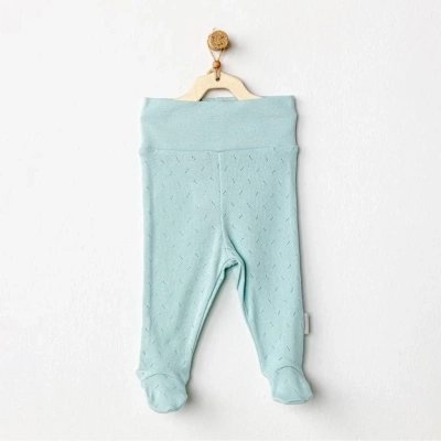 BFS     AC24706 Jacquard Patikli Bebek Pantolon Green