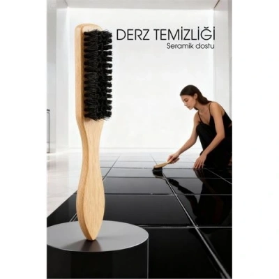 BFS Ahşap Saplı Derz Temizleme Fırçası – Hassas Seramikler İçin Bristol Kıllı Fırça