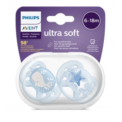 BFS     Avent Ultra Soft Emzik 6-18 Ay Erkek