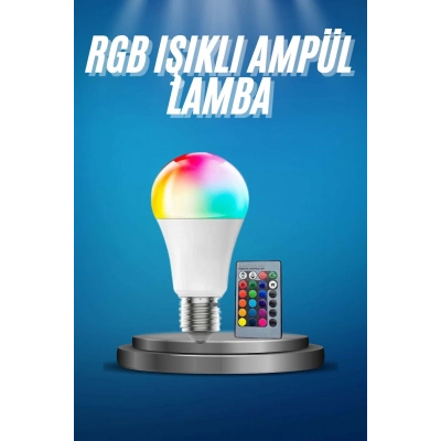 BFS Ayarlanabilir Parlaklık RGB Led Ampul Beyaz Lamba Ve Renkli Ampul