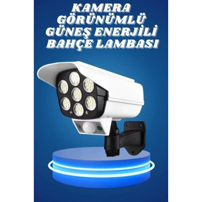 BFS Bahçe Aydınlatması Hareket Sensörlü Led Aydınlatma Kamera Görünümlü