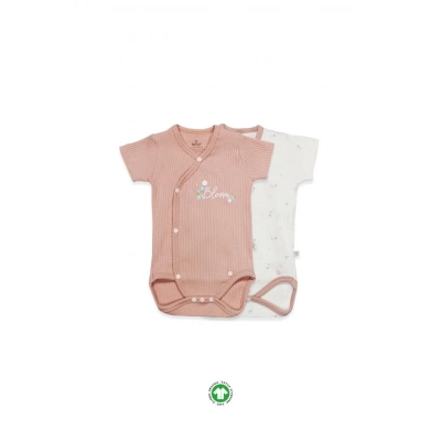 BFS  Bistyle Bloom Rose 2li Yarım Kol Badi 17119 Ekru Gül Kurusu